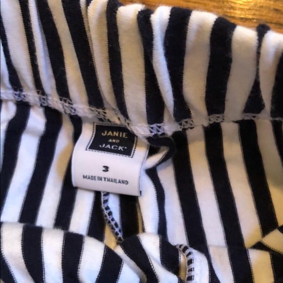 Janie & Jack striped wide leg knit pants - Picture 6 of 7